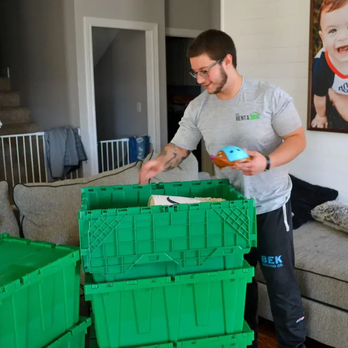 bek mover packing toys green bins bek mover packing toys green bins