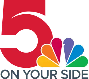 nbc5 on your side logo The nbc logo with the words 5 on your side.