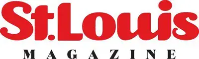 st louis magazine logo St. Louis Magazine logo in red and black.